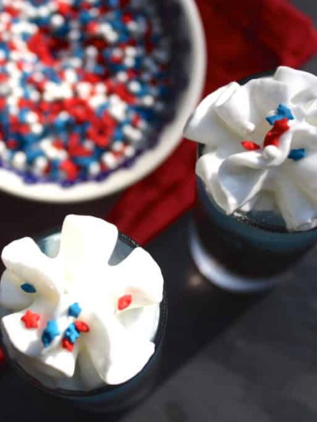 Easy Red White and Blue Layered Shot Cocktail Story