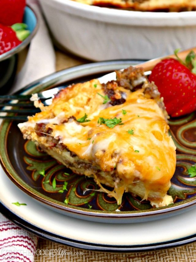 Cheesy Sausage Breakfast Casserole Story