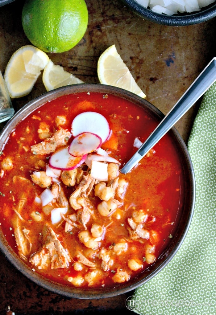 Pozole Mexican Soup an original family recipe #pozole #soup #Mexican | thefoodieaffair.com
