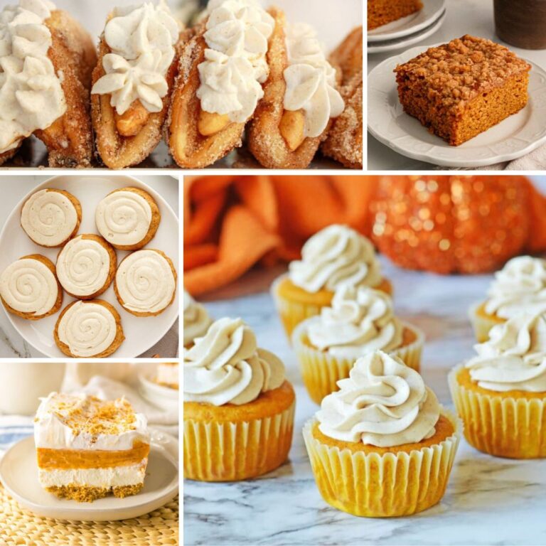 Collage of pumpkin recipes.