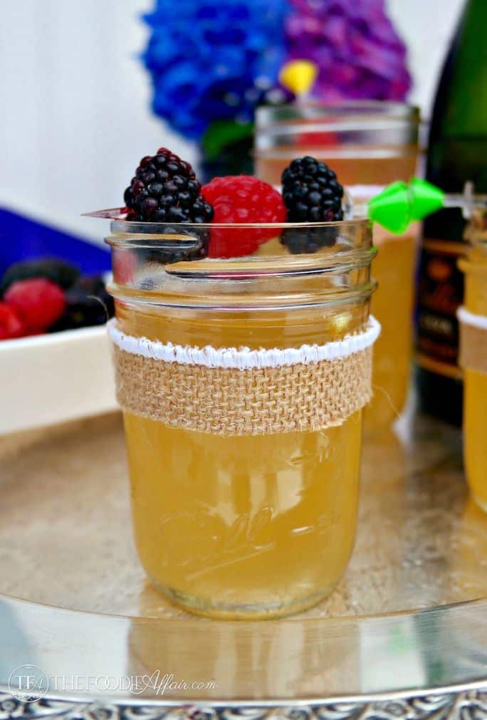 Sparkling Sangria is refreshing cocktail made with white wine, fruit juice, fresh fruits and then topped with sparkling wine like Cava. This festive drink is perfect for any celebration! The Foodie Affair